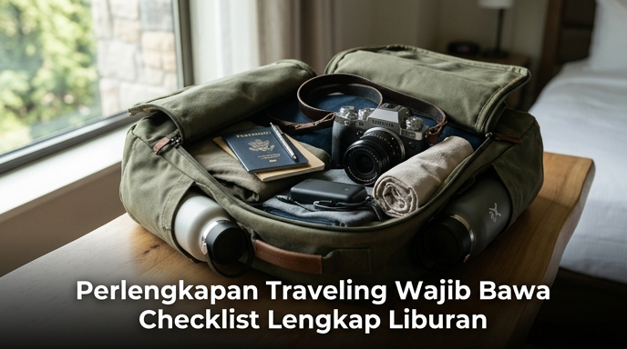 Perlengkapan Traveling Wajib Bawa Checklist Lengkap Liburan