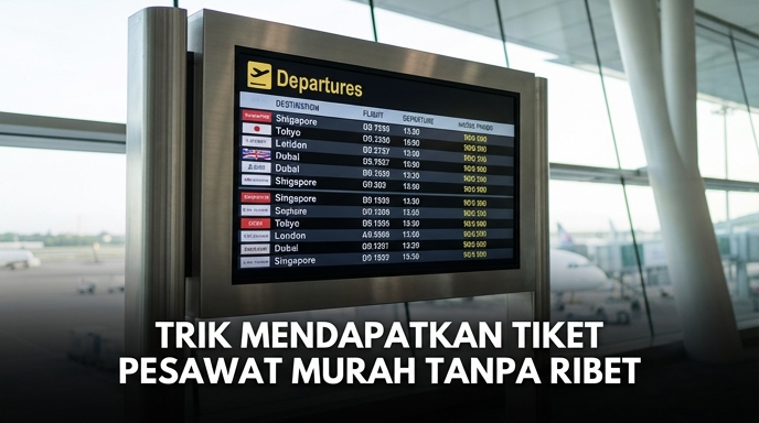 Trik Mendapatkan Tiket Pesawat Murah Tanpa Ribet