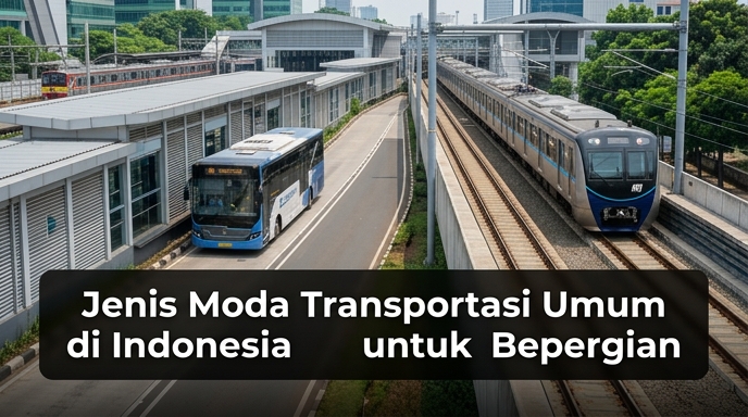 Jenis Moda Transportasi Umum di Indonesia untuk Bepergian